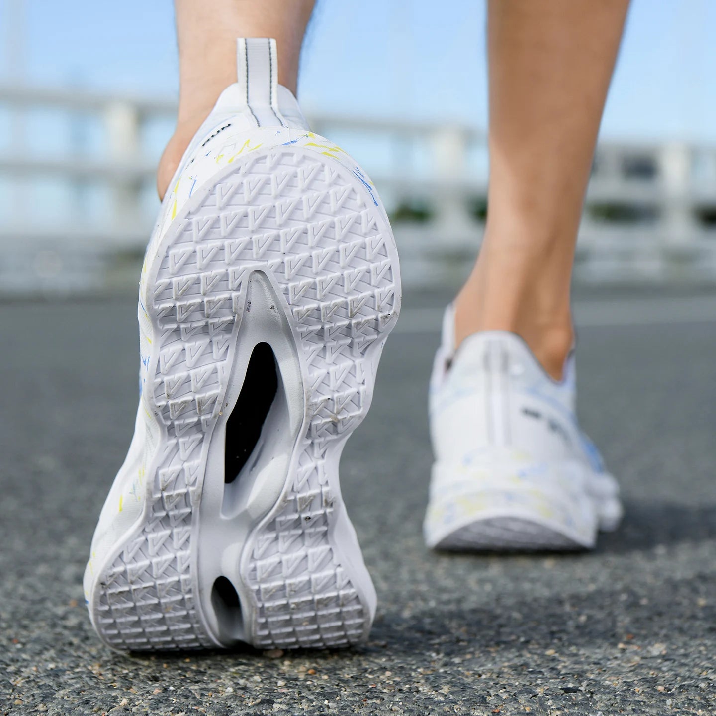 Sports Shoes for Women Breathable High Elasticity Fashion Lace Up/Training Running Shoes New Soft Soled Sneakers