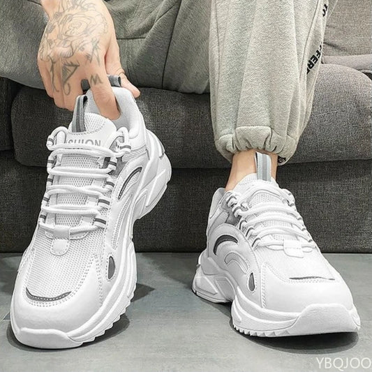 Designer Men's Trendy Shoes Summer New Breathable Shoe Mesh Casual/Sneakers Male Anti Slip Comfortable Running Shoes Home