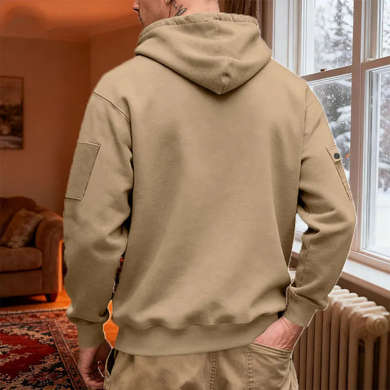Men's Lightweight Insulated Winter Jacket With Hood Casual Windproof/Zipper Collar Jacket, Golf Windproof Hooded Jacket