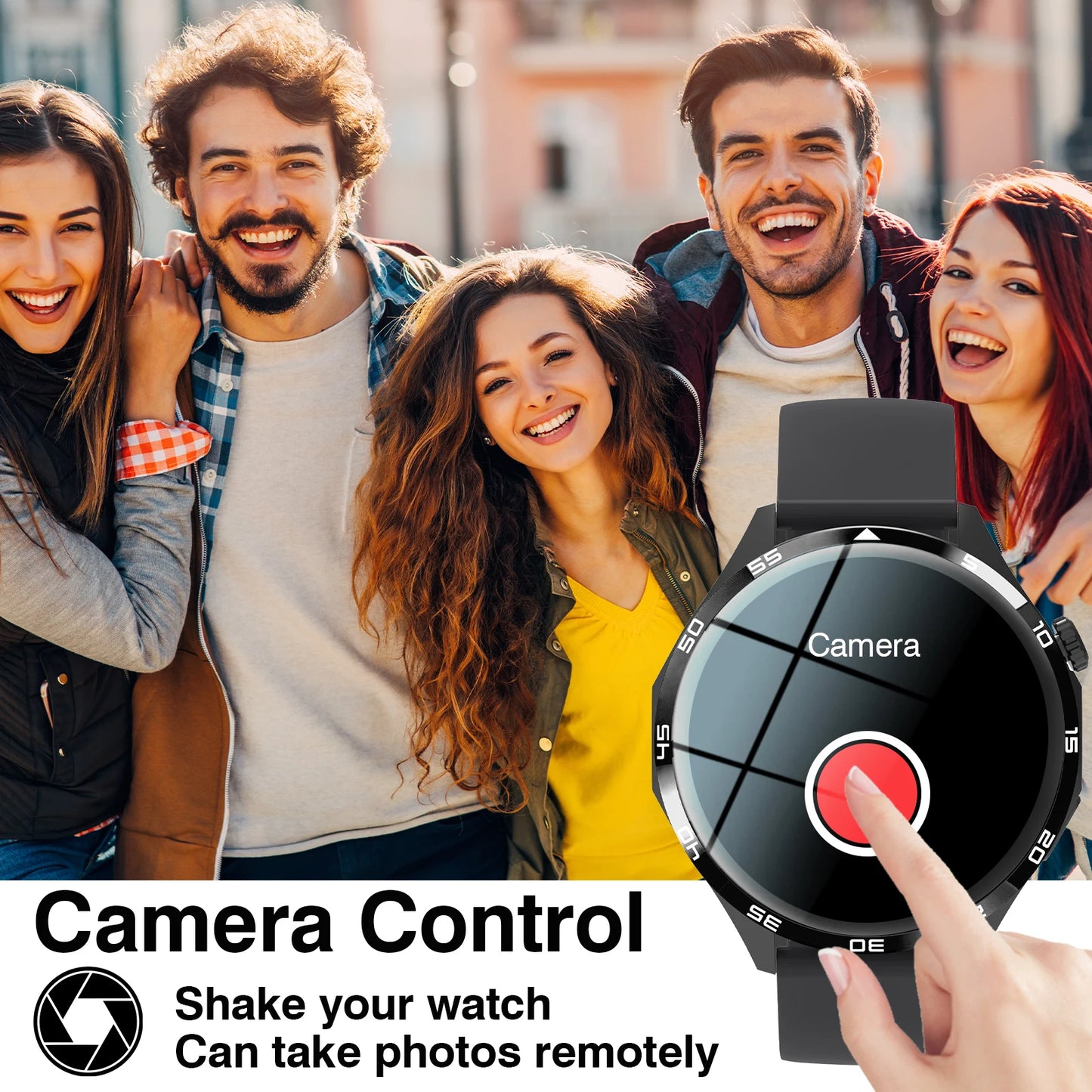 New Full Touch High Definition Men's & Women's Sports Smartwatch Features/Answering Calls, Motion Tracking For Android & Iphone