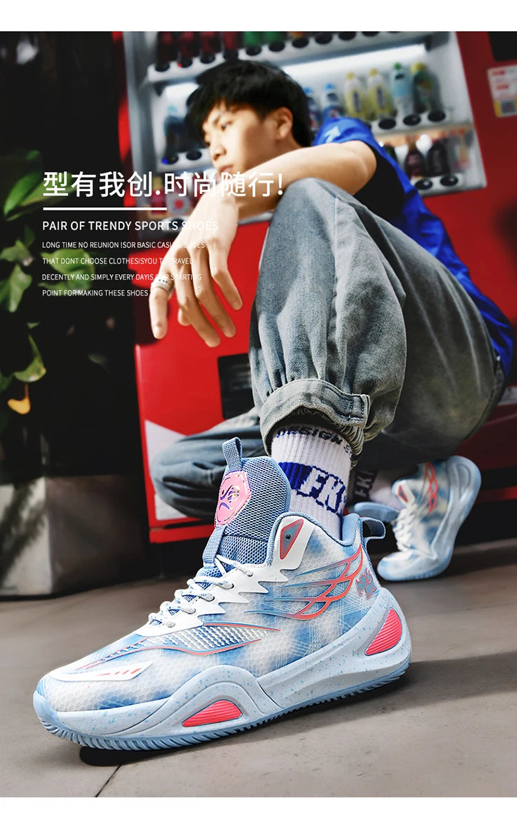 High Quality Sneakers Men Basketball Shoes Light Sports Shoes/Trainer Women Breathable Athletic Outdoor