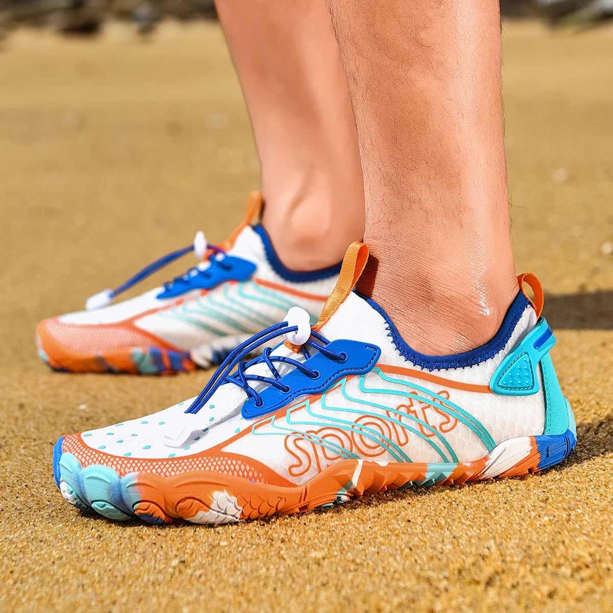 Women Quick Dry Barefoot Water Shoes, Breathable Lightweight Non Slip/Swim Surfing Diving Footwear for Outdoor River Hiking Walking