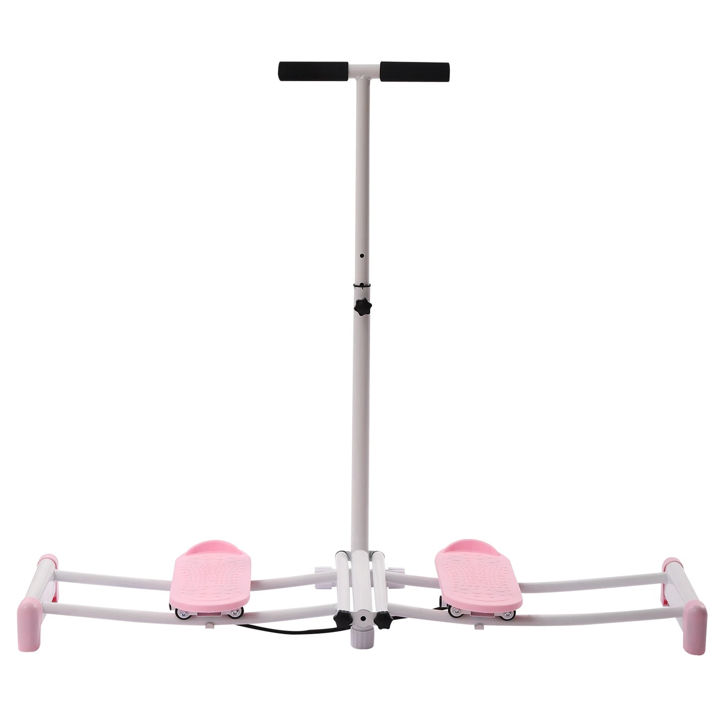 Pelvic Floor Muscle Fitness Equipment Skiing Motion Simulator/Height Adjustable 32.68-38.59"  220 lbs Capacity Steel Frame Foldable Anti-Slip Pedals