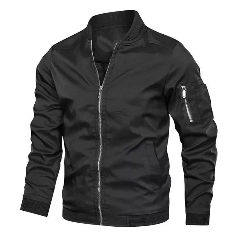 Men's Bomber Zipper Jacket Male Casual Streetwear Hip Hop/Slim Fit Pilot Baseball Coats Men Clothing
