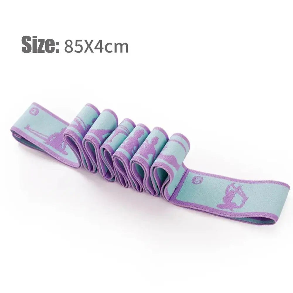 Yoga Stretching Belt Dance Stretching Band Elastic Yoga Resistance Bands/Home Pilates Exercise Pull Strap Belt Fitness Sport