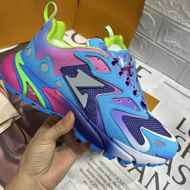 Designer B30 Runner Men's Sneakers Fashion mesh suede/stitching casual  sneakers Men's outdoor B22 jogging shoes