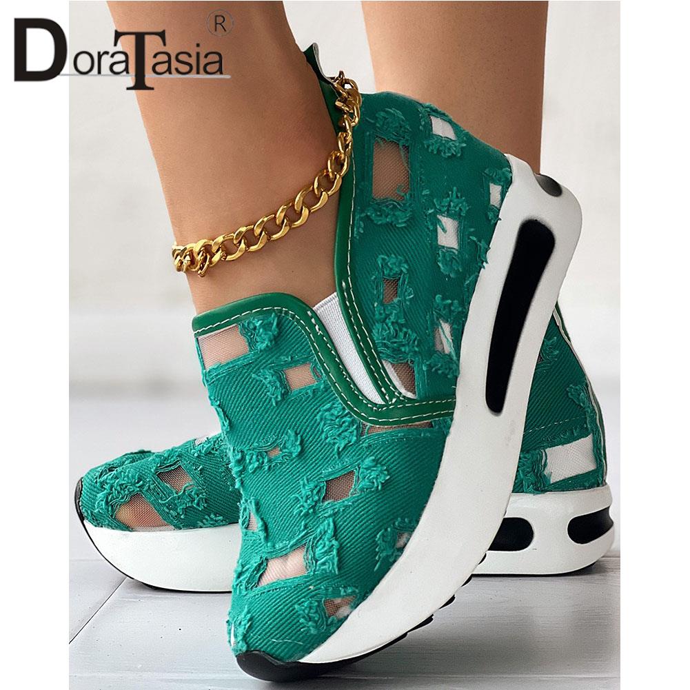 Big Size 42 women Spring Summer/Sneakers Fashion Hollow Platform