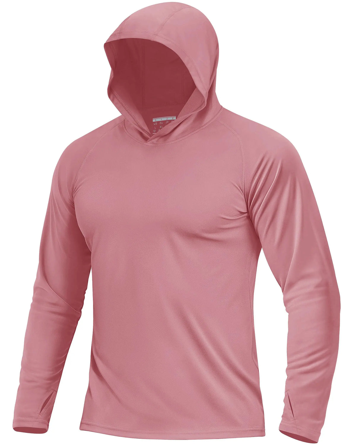 Men's UPF 50+ Sun Protection Hoodie Shirt Long Sleeve Quick Dry/Fishing Shirt Lightweight Outdoor Hiking Workout T-Shirt