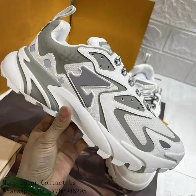 Designer B30 Runner Men's Sneakers Fashion mesh suede/stitching casual  sneakers Men's outdoor B22 jogging shoes