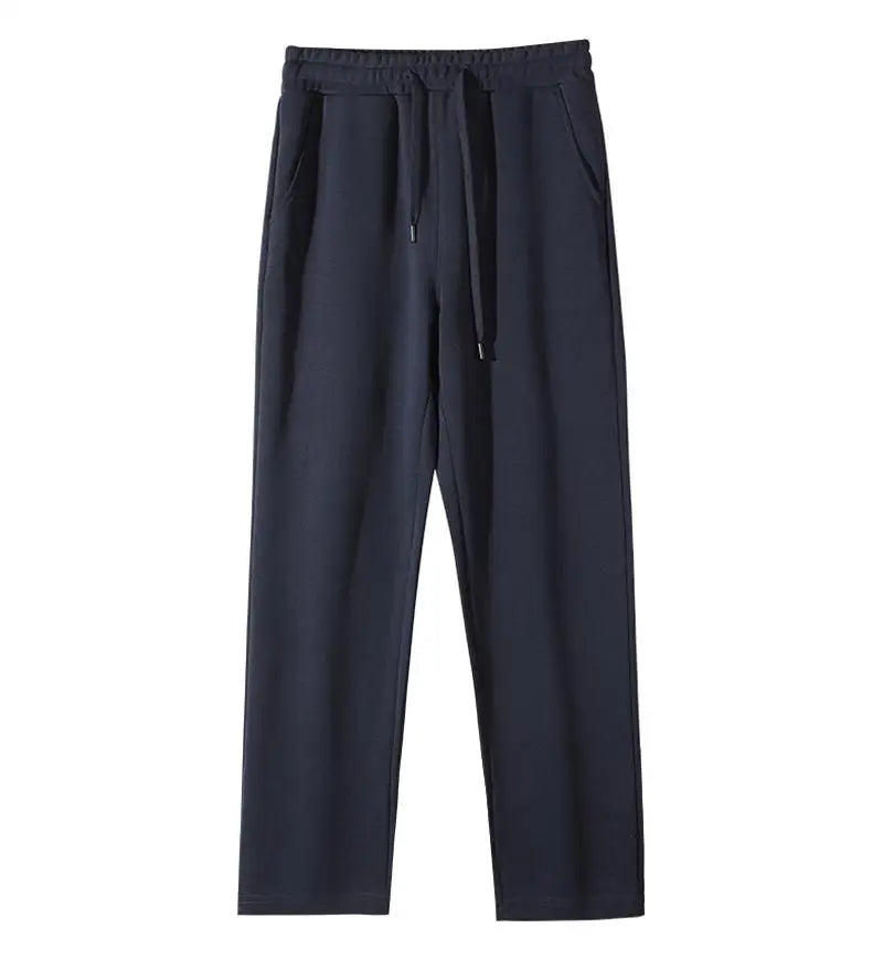 Men's Solid Color Casual Pants Comfortable & Stylish Design/Durable Fabric Perfect for Daily Wear & Home Use Versatile Style