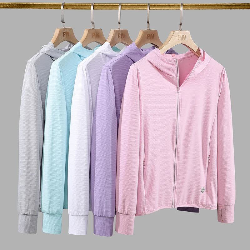 UV Protection Sun Protection Windproof Waterproof Quick Dry/Loose Outdoor Sports Summer Jackets For Women