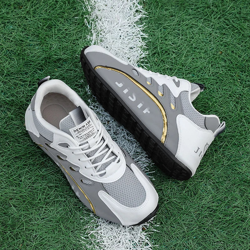 New spring and summer men's low-top sports shoes in Korean style/versatile men's casual shoes with soft sole and adjustable laces