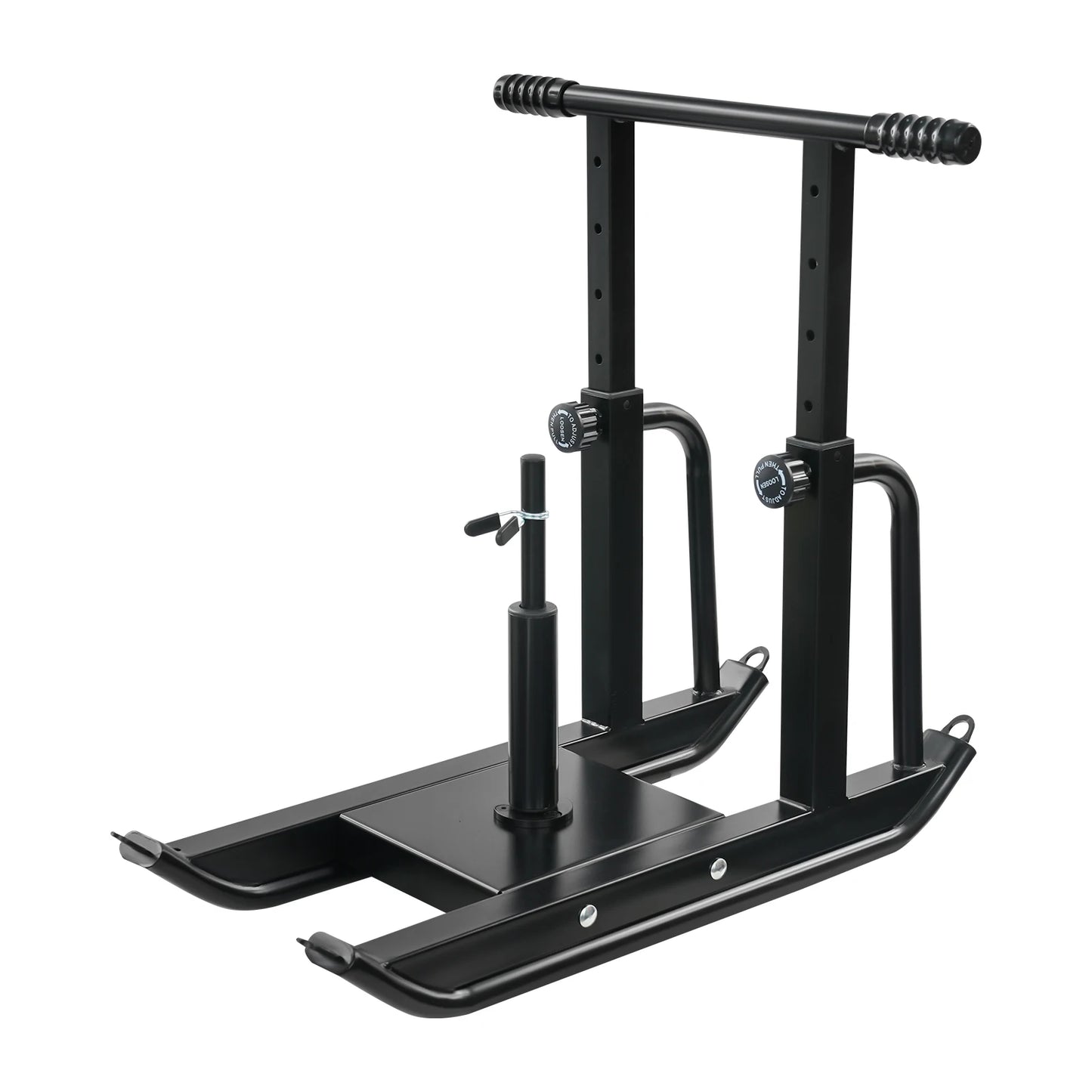 Fitness Sled Weight Sled for Training, 5-Level Height Adjustable/Weighted Sled 440lbs Capacity for Strength/Speed/Football Train