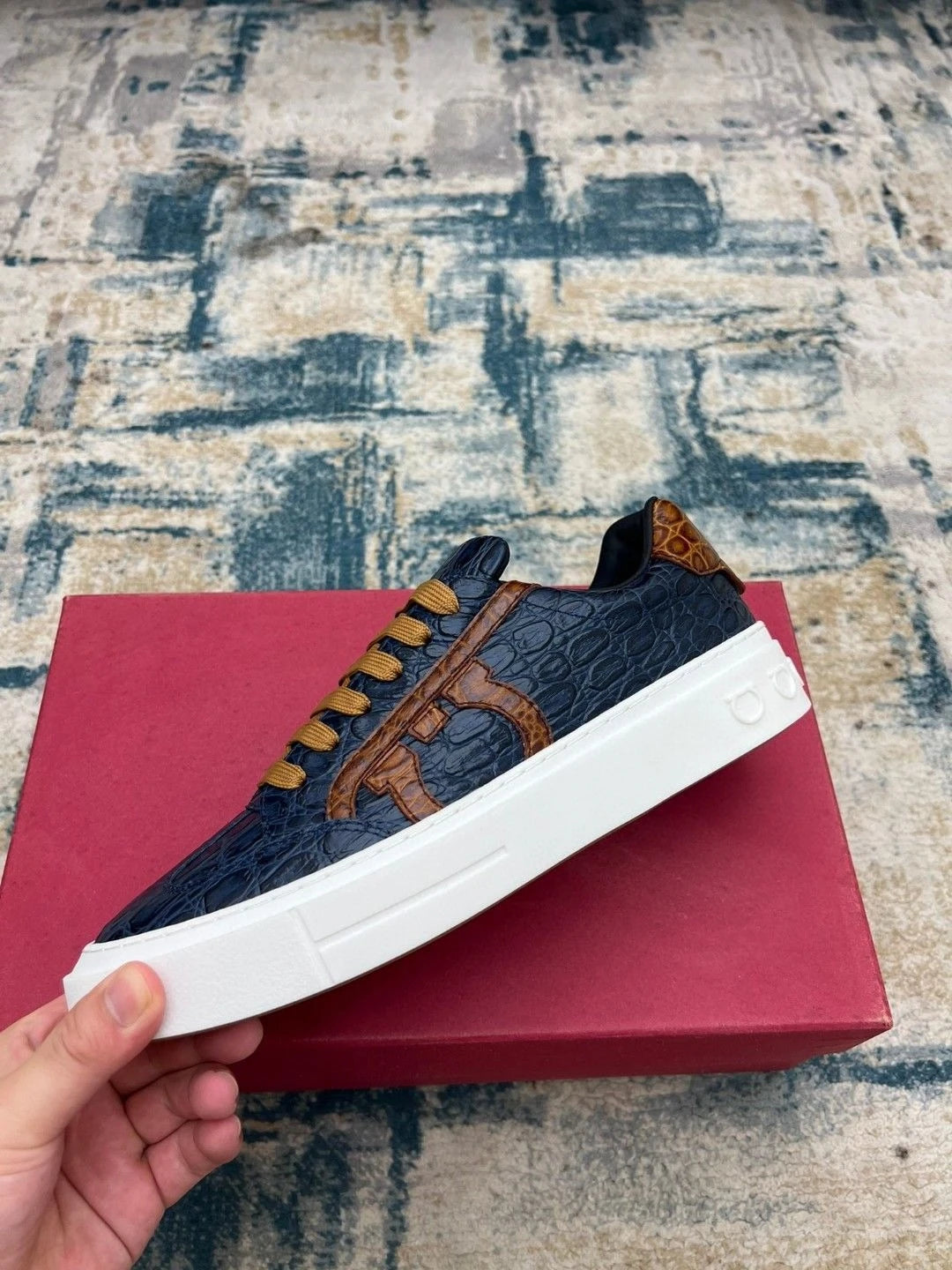 2026 New Arrival Men's Genuine Leather Board Shoes/Low Top Platform Sole Lace Up British Style for Daily Use