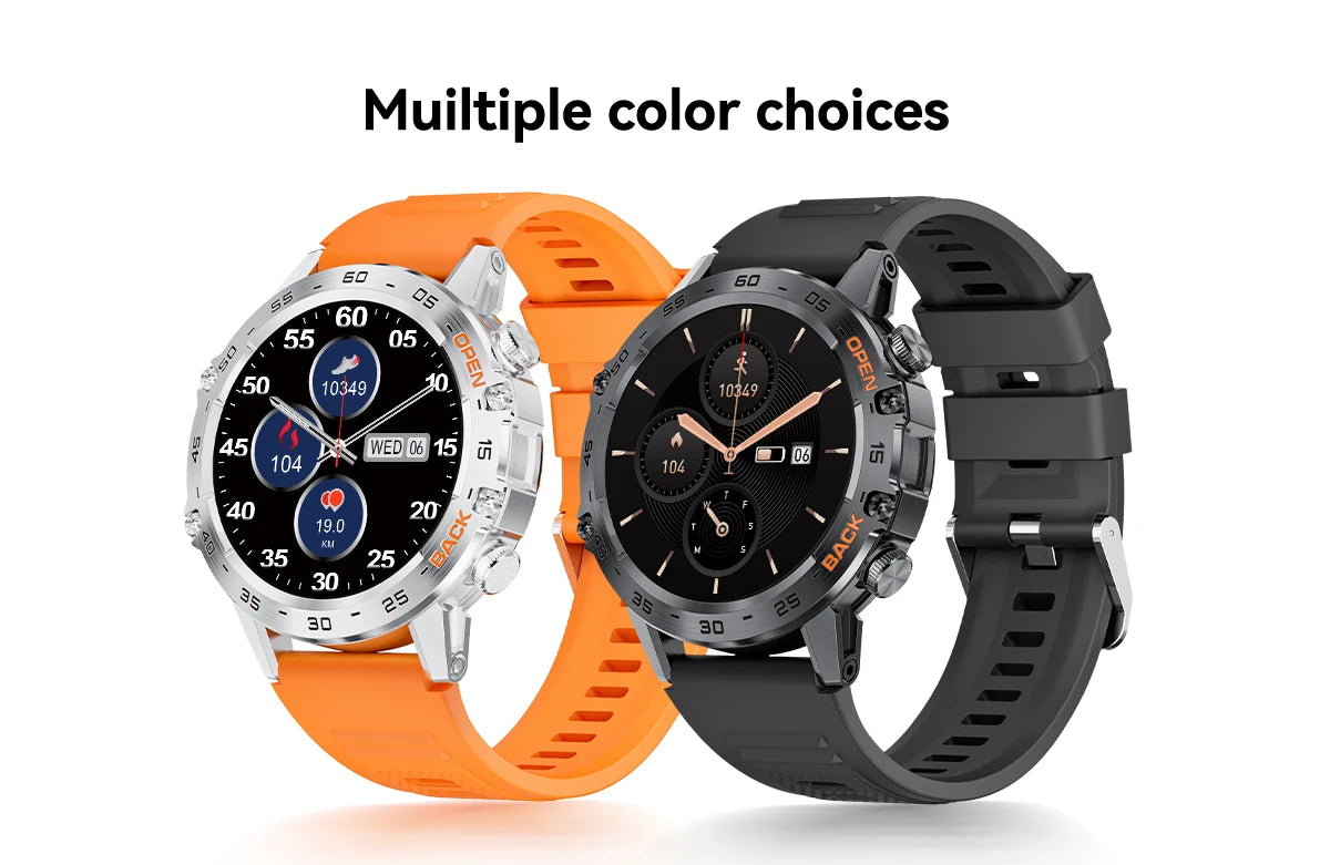 LIGE Smartwtach For Men Bluetooth Calling Waterproof Watches Health Monitoring/400mAh Outdoor Sport Smartwatch Man