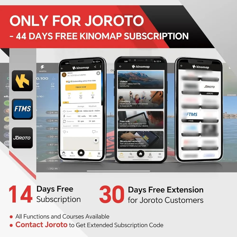 Home Use Foldable Rowing Machine with Bluetooth Monitor and Tablet Holder/JOROTO Water Rowing Exercise Equipment