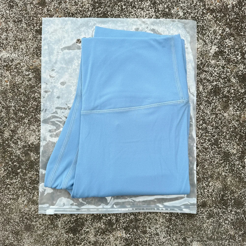 Solid Color Back Waist Pocket High Waist Yoga Legging Women Sport/Cropped Pants Butter Athletic Gym Comprehensive Training Jog