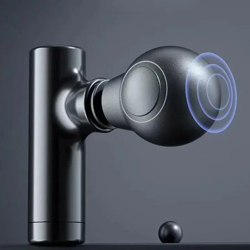 Mini Massage Massage LCD Screen 6 Heads Gun Muscle Massager/Portable Electric Fascia Gun for Neck Foot Body Fascia Gun