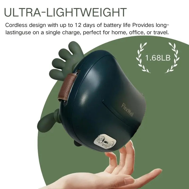 Shoulder and neck massager massage knead/and apply heat to muscles to relieve muscle soreness