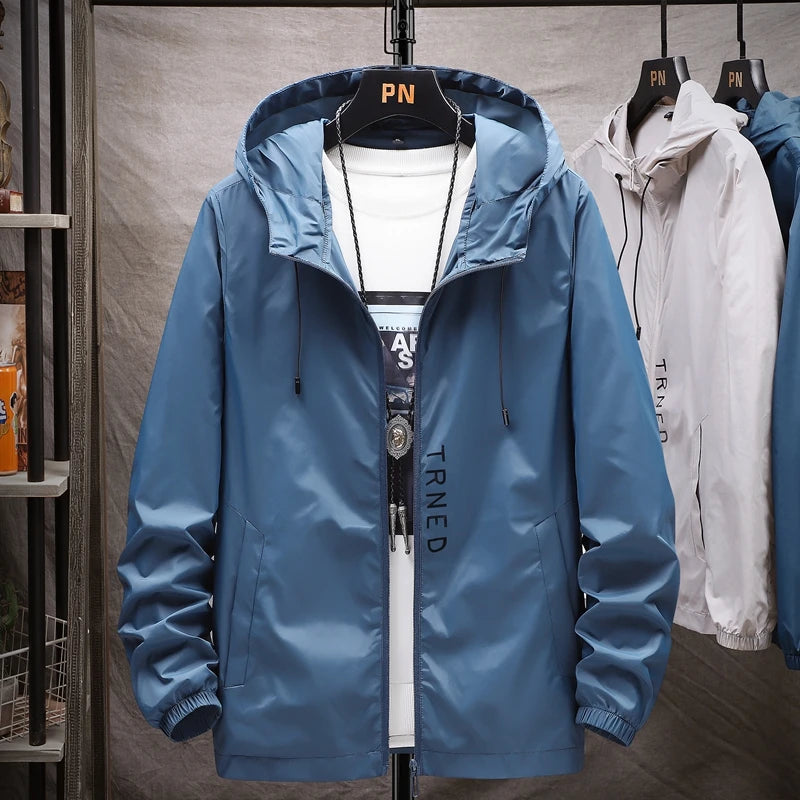 Men's Hooded Sunscreen Breathable Jacket UPF50+ UV Protection Sunburn/Coat for Couple Comfortable Sports Sun Protection Clothing