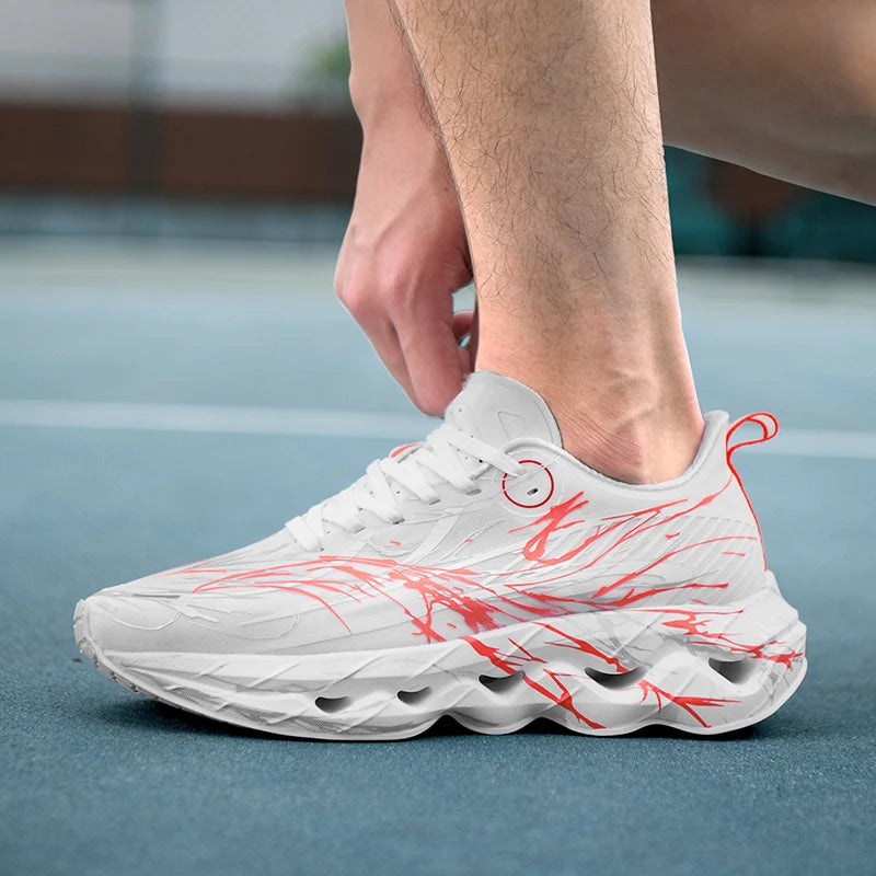 Couple Running Shoes New Shock-absorbing Lightweight Breathe Mesh/Marathon Professional Sports Shoes for Women