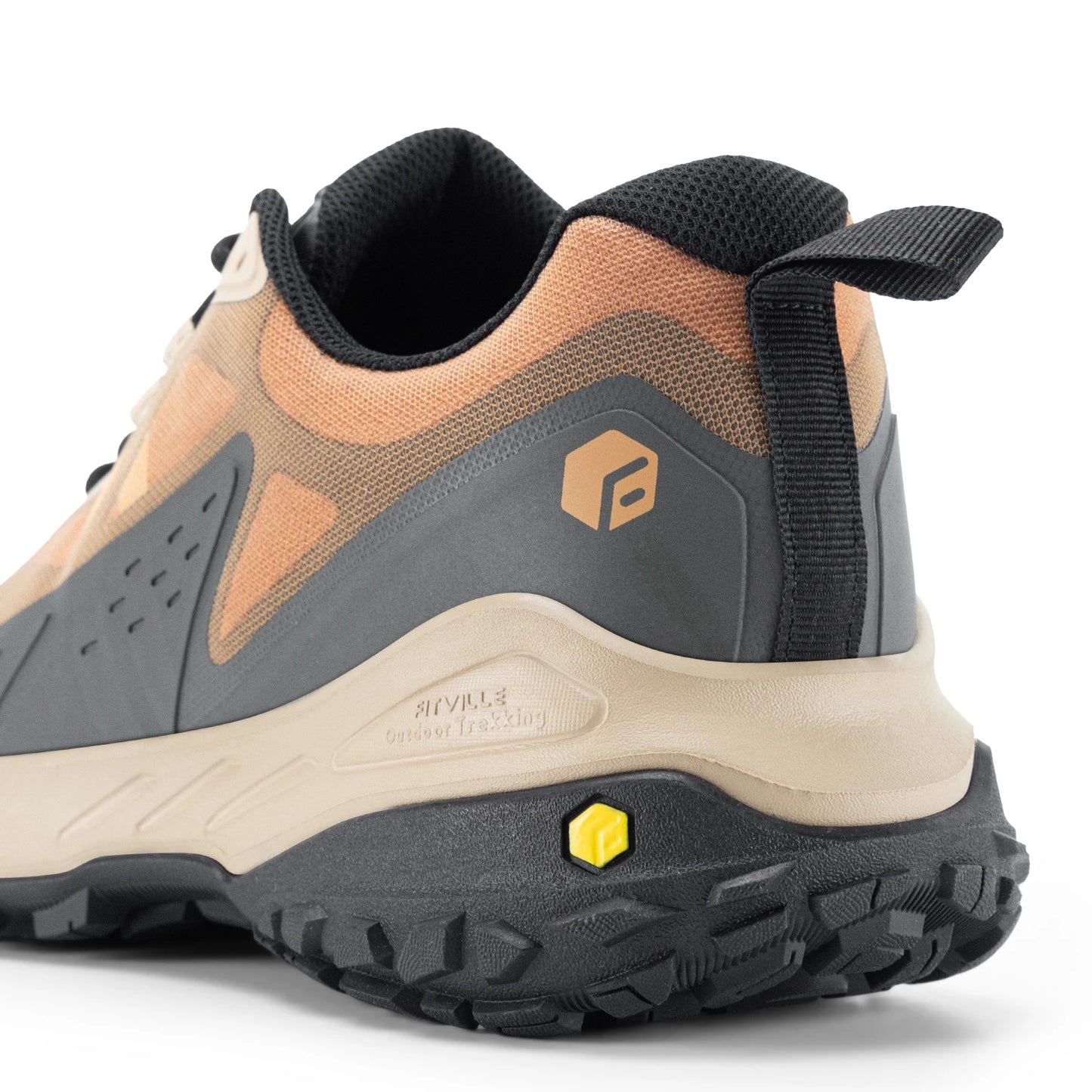 Fittington Wide Shoes For Man  Breathable Mesh Upper Sneakers/Non-Slip Trekking Hiking Walking Shoes With High Arch Support