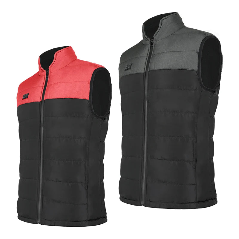 Men Heating Jackets USB Electric Heated Vest/Winter Smart Women Thermal Heat Clothing