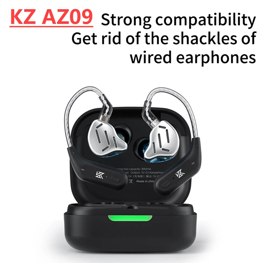 AZ09 Bluetooth 5.2 HD Bluetooth Module Wireless/Upgrade Cable HIFI Wireless Ear Hook