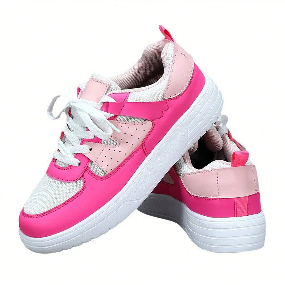 Comfortable Sneakers For Men And Women/White And Pink Lightweight For Women Suitable For Walking