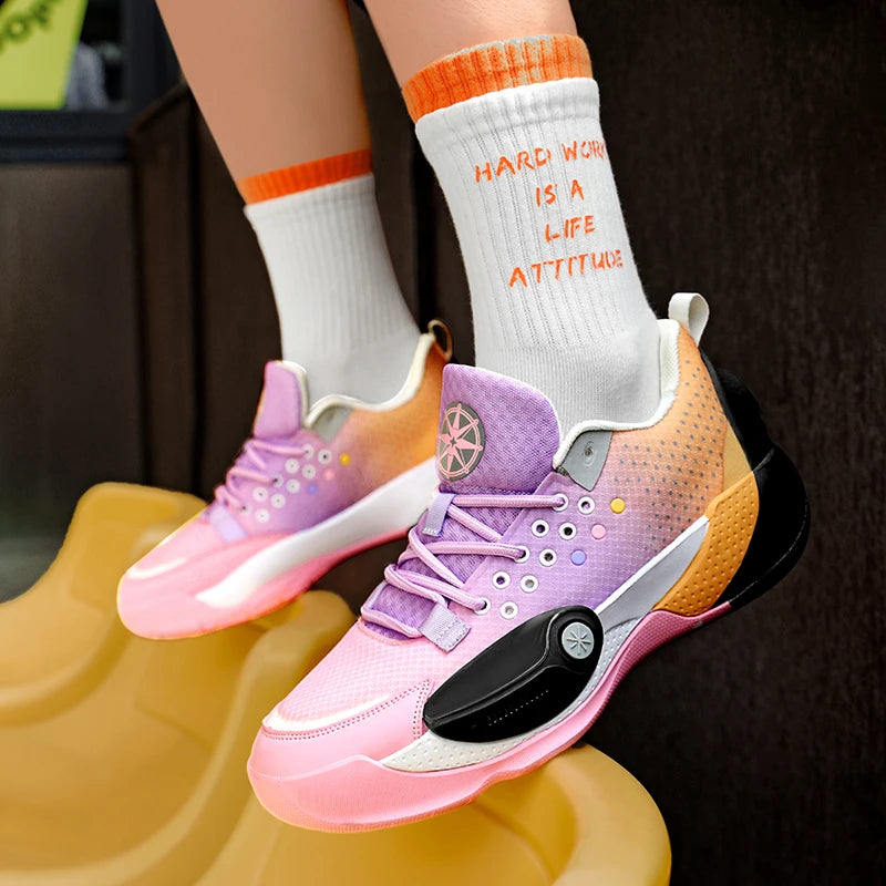 Unisex Basketball Shoes High-Quality Mesh Breathable Fashion/Summer Sports Shoes Shock-Absorbing Teen Basketball Boots