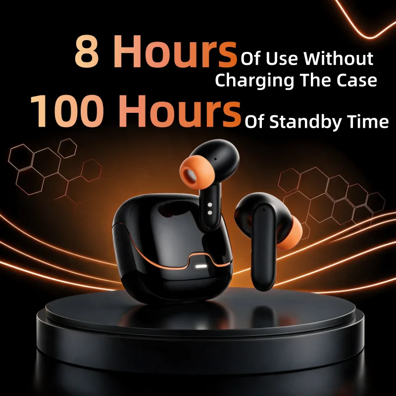 TWS Wireless Earbuds BT 5.4 Low Latency Game Earphones Microphone/Noise Reduction Fast Charging Game Mode Listen Music Earbuds