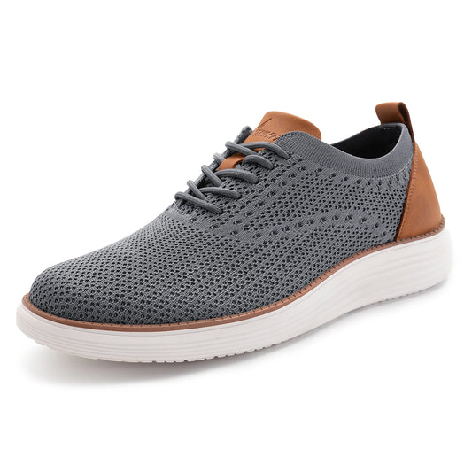 Men's Casual Sneakers Oxfords Business/Mesh Breathable Walking Athletic Shoes