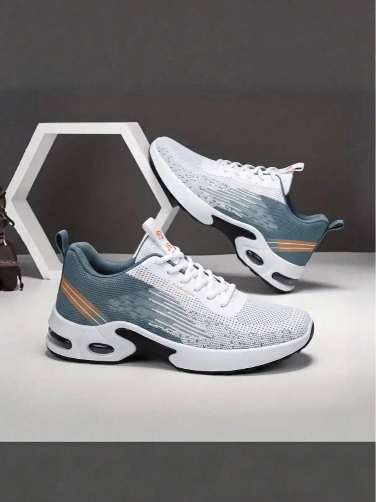 Lightweight Breathable Men's Running Shoes With Shock-Absorbing Sole/Non-Slip Wear-Resistant, Perfect For Daily Workouts