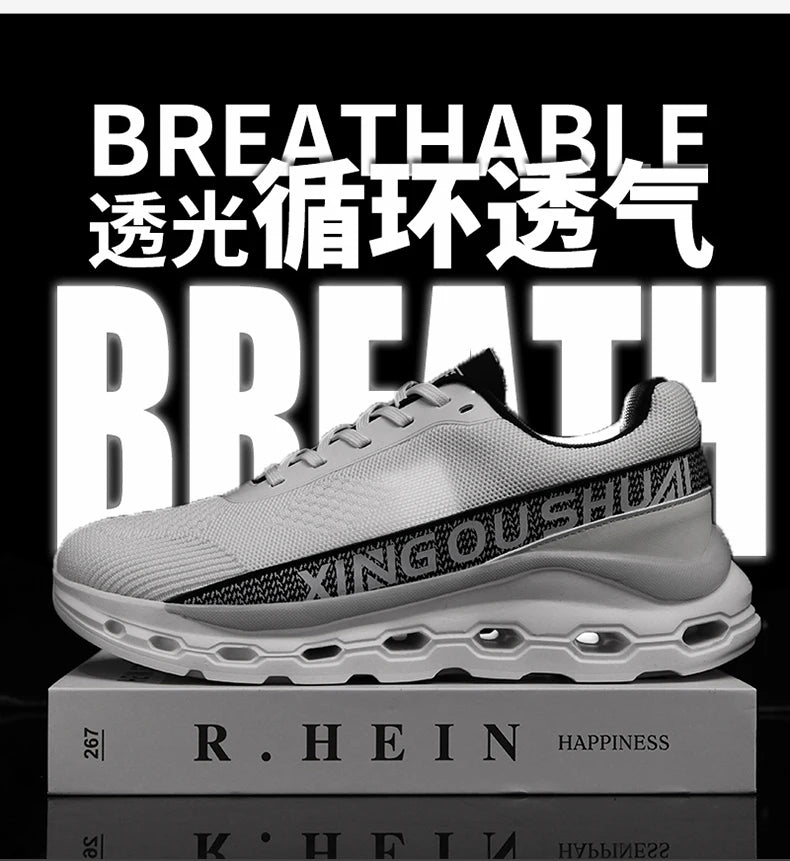 New men shoes Couple Mesh Sneakers Breathable Sports/Casual Shoes with Anti-Slip and Cushioning Running Shoes
