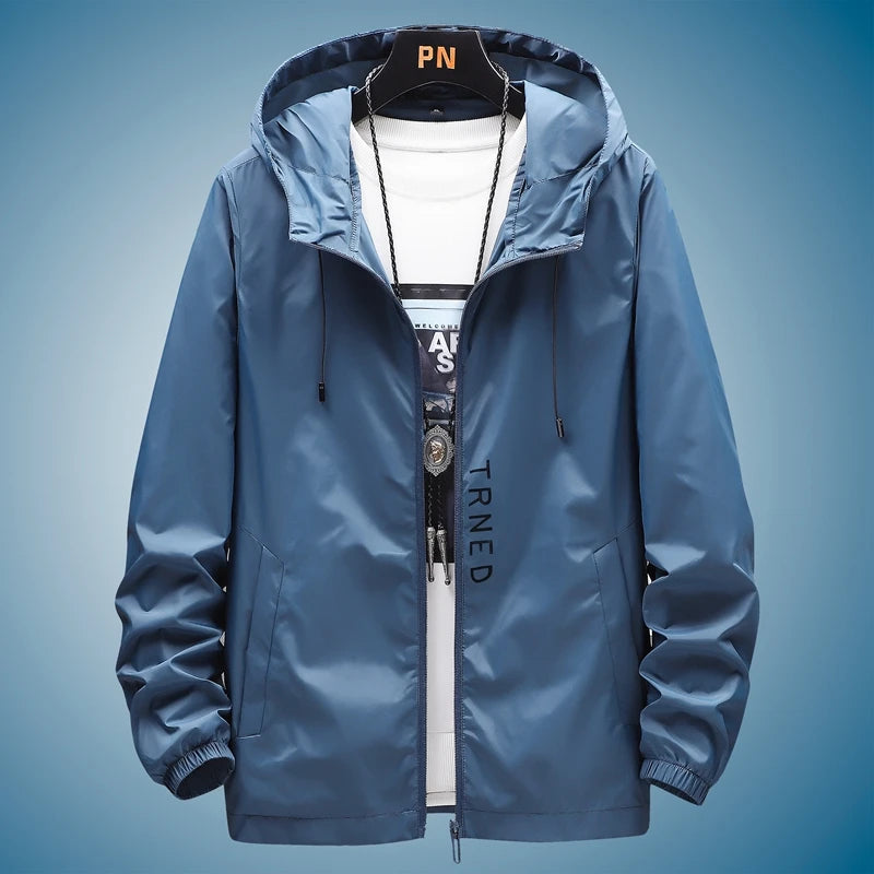 Men's Hooded Sunscreen Breathable Jacket UPF50+ UV Protection Sunburn/Coat for Couple Comfortable Sports Sun Protection Clothing