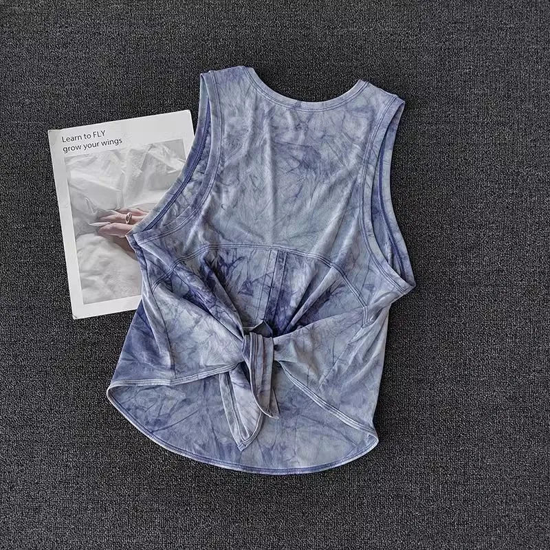 Sports Vest Women's Quick Drying Loose Running T-Shirt Fitness Top/Sleeveless Yoga Shirt Beautiful Back Breathable Mesh T-shirt