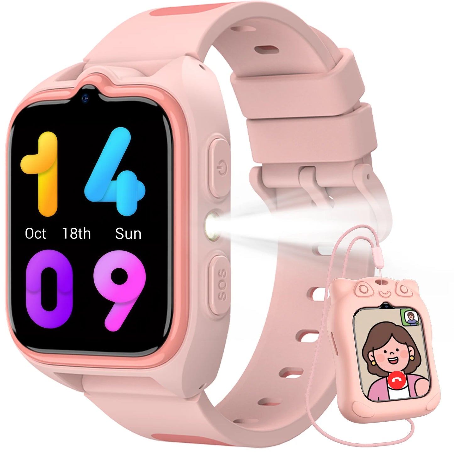 Blackview Z30 Kids Smart Watch Waterproof Video Monitor Tracker/4G Call SOS GPS Location Digital Watches for Children