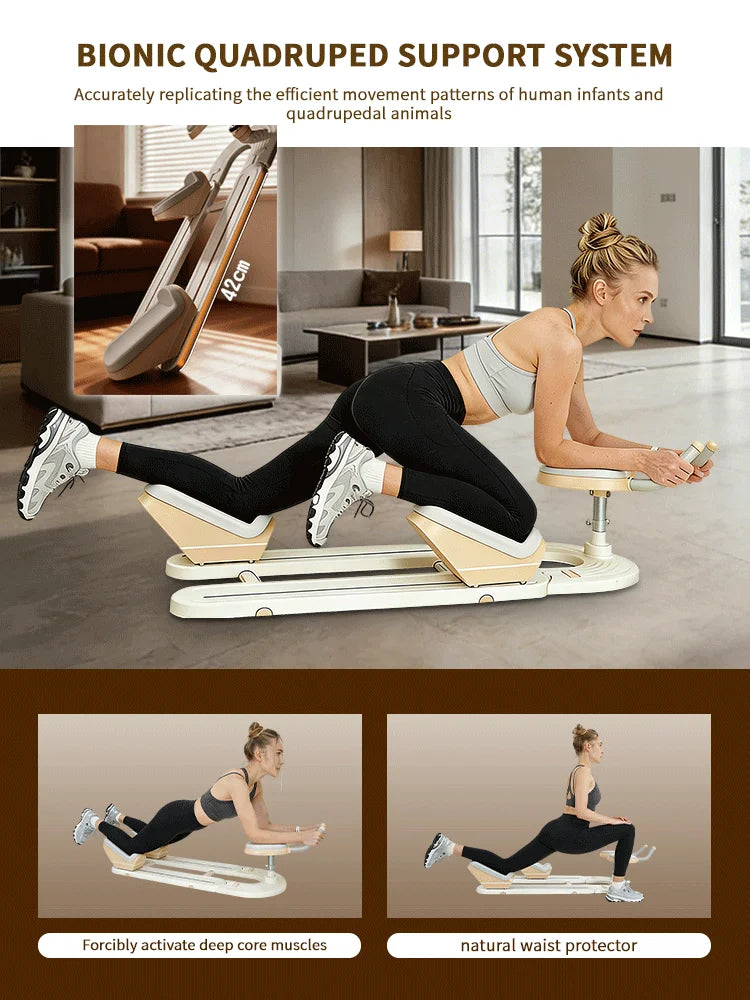 Back Stretch Trainer Home Spinal Twist Machine/for Abdominal Crunches Waist Slimming Leg Extension Workouts