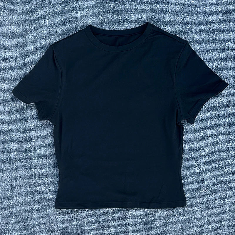 Women's Tight Fitting Sports T-shirt Quick Drying Short Sleeved Yoga T-shirt/Pilates Running Exercise Fitness Short Sleeved