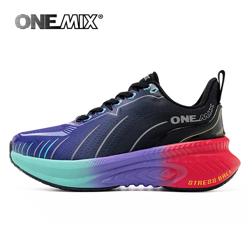 ONEMIX White Road Running Shoes for Women Air Cushion Outdoor Sport Shoes/Trainers Summer Jogging Shoes Women Footwear