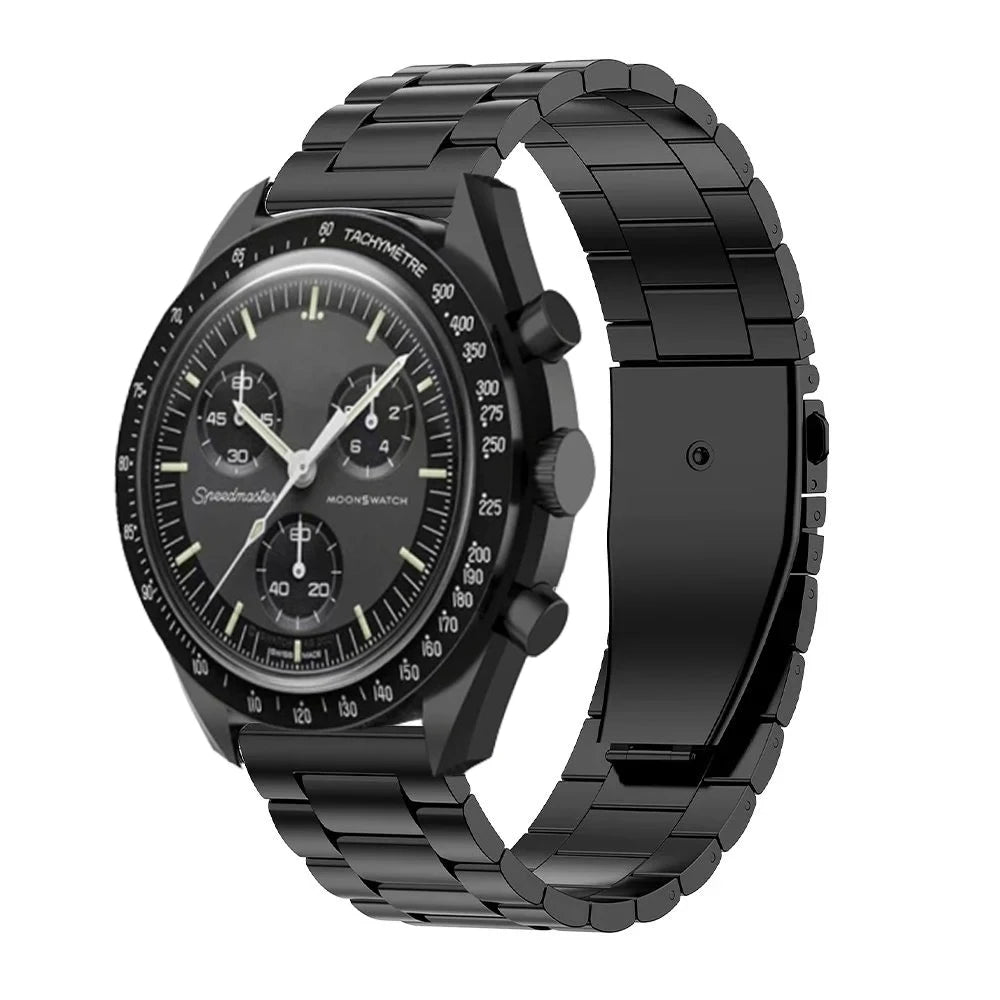 20mm Stainless Steel Strap For Omega X Swatch Joint Moon watch/Metal Folding Buckle Wristband Bracelet For Moon watch Accessory