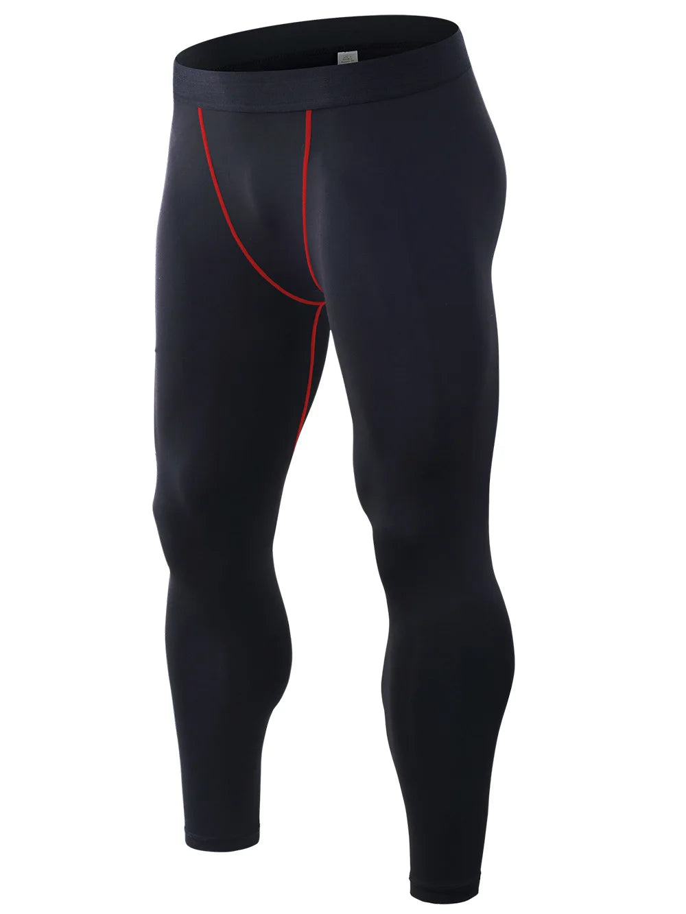 Men's compression sports pants fast drying fitness sports pants/running tight pants training tight pants black
