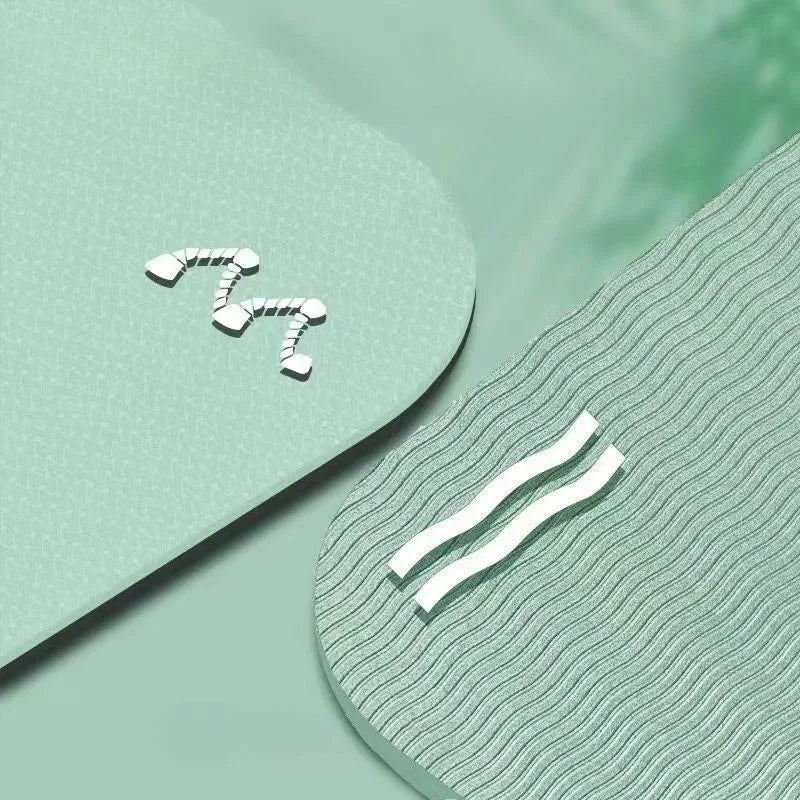 TPE yoga mat is environmentally friendly odorless elastic waterproof/ and anti slip It is a professional yoga mat