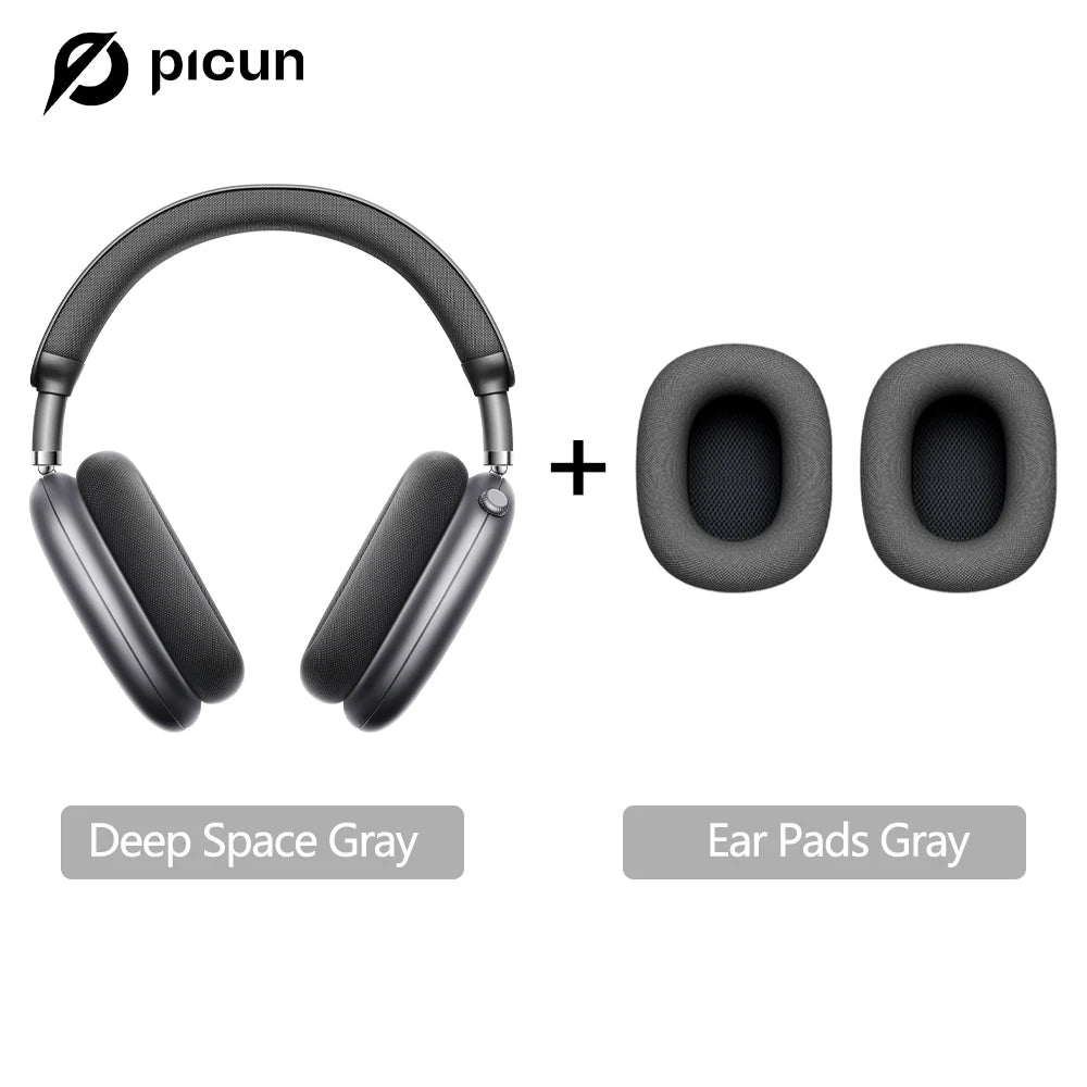 Picun F8 Pro ANC Wireless Headphones Head Tracking 3D Spatial Audio/52dB ANC HIFI Bluetooth Headset ENC HD Mic Low-Latency APP