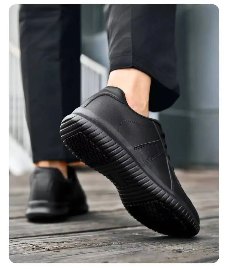Hotel Four Season New Light Plus Size Men's Work/Waterproof Non-Slip Oil-Proof Chef Career Casual Shoes