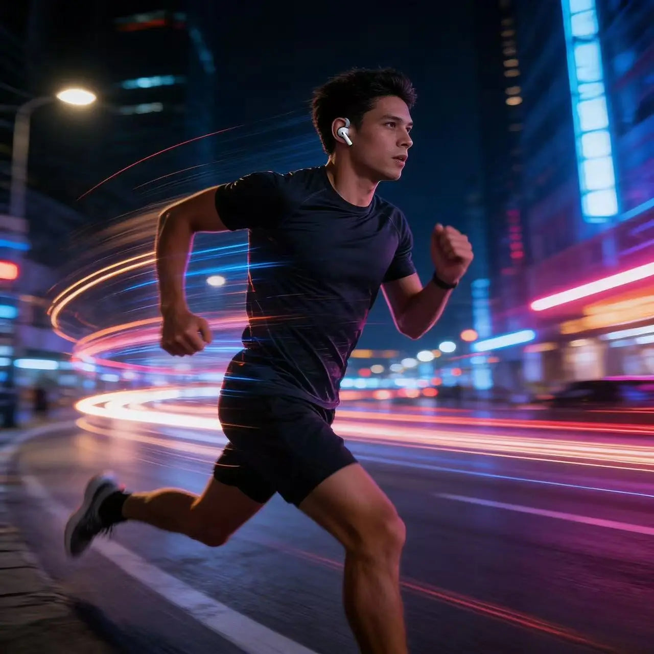 In-Ear Bluetooth Earphones Noise Reduction High Sound Quality/Wireless Headsets Ideal for Sports Scenarios.