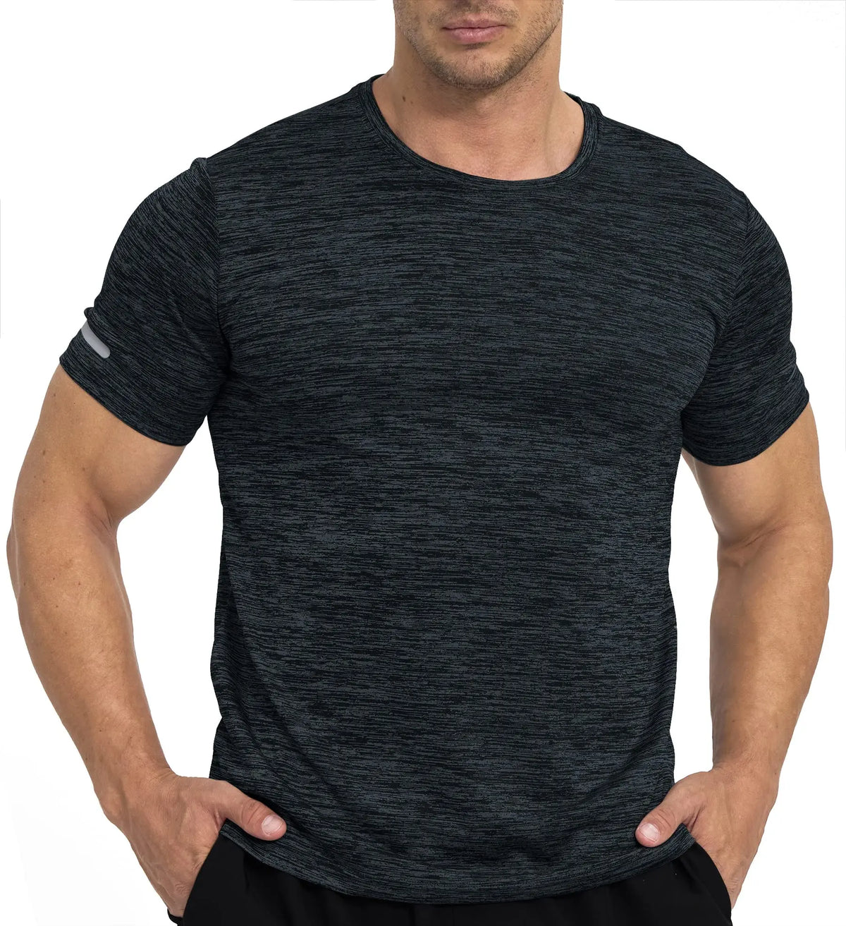 Men's Sports T-Shirts Short Sleeve Quick Dry Athletic/Workout Shirts Breathable Lightweight Running Gym Tees