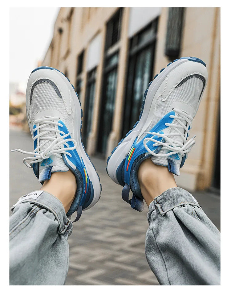 Fashionable Spring Autumn Seasons Casual Sports Men's Shoes/Upper Stitching  Size 39-44 Comfortable Shoes