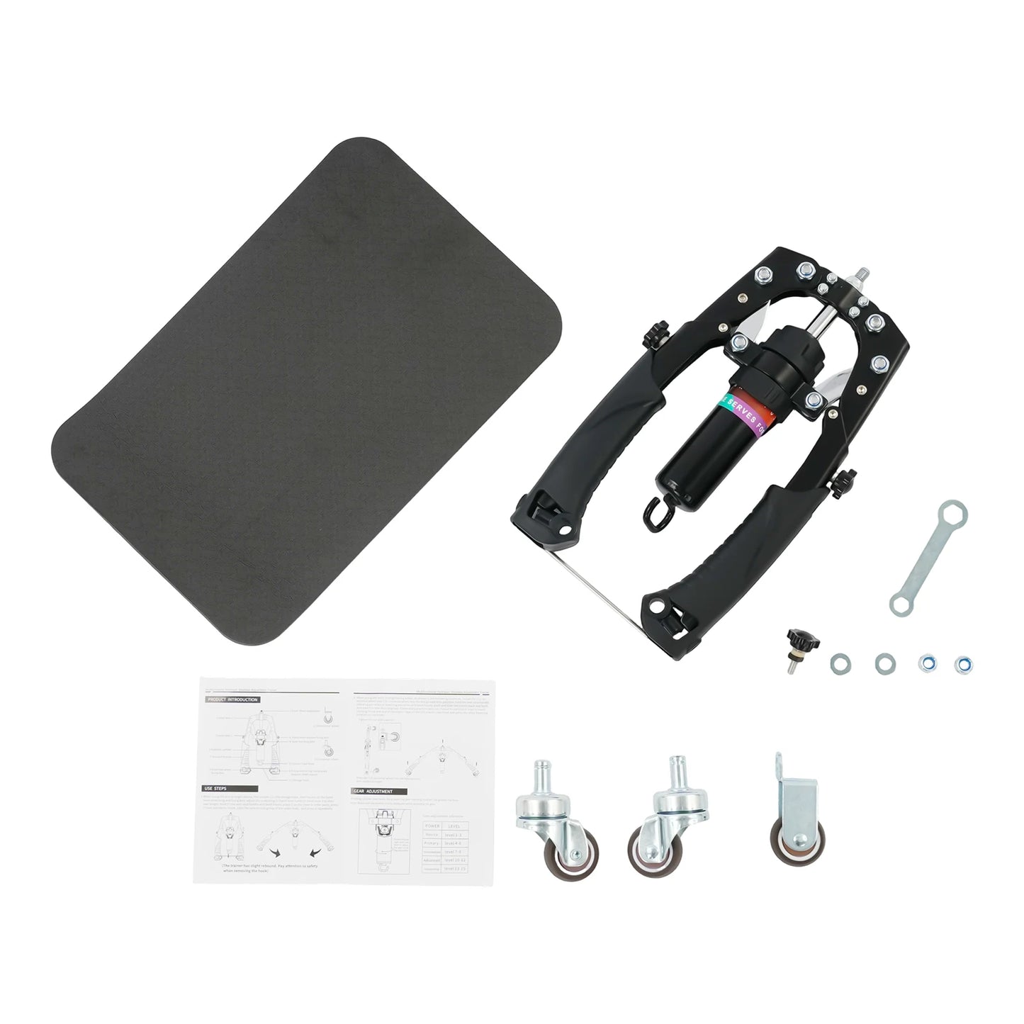 Hydraulic Power Twister Spin Button Arm Blaster Forearm Workout Equipment/Adjustable 22-440lbs for Arms Legs Biceps