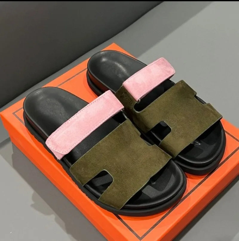 Women's 2026 Velcro Outdoor Sandals Fashion/Thick Sole Beach Slippers Comfortable Summer Slides for Casual & Walking